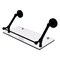 Prestige Regal 30 Inch Floating Glass Shelf With Gallery Rail - Pr-1-30-Gal-Bkm
